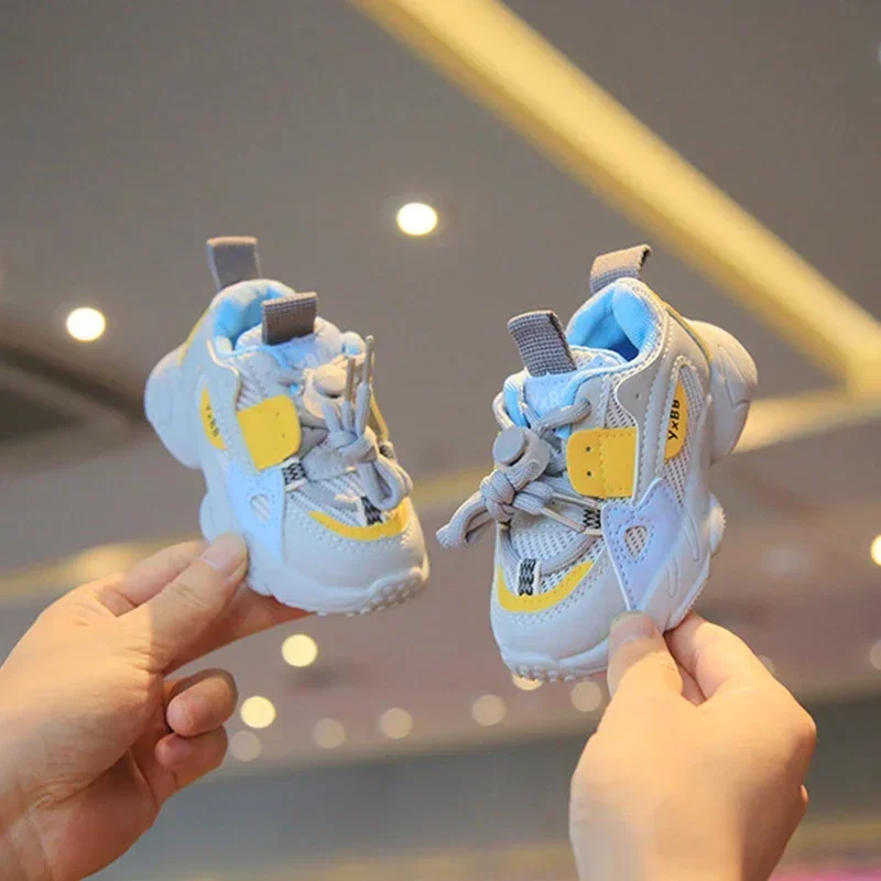 Kids Mesh Breathable Sports Shoe Lightweight Versatile Infant Boys Girls Baby Casual Shoes Spring Autumn Children Running Shoes 2