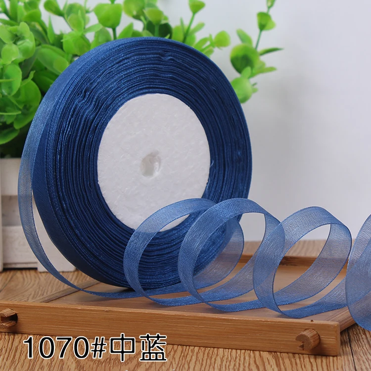 12mm Organza Ribbon - 45 Meters | DIY Handmade Accessories for Clothing, Gift Wrapping, and Celebrations