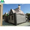 New Outdoor Giant Inflatable Irish Pub Tent With Whole Printing And Fire Place Airblown Bar House For Brisbane Beer Party 3