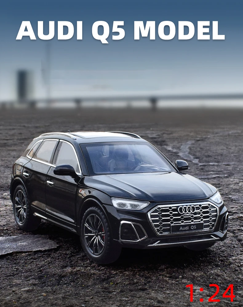 1:24 Audi Q5 Alloy Model Car SUV Vehicle Diecast Sound Light