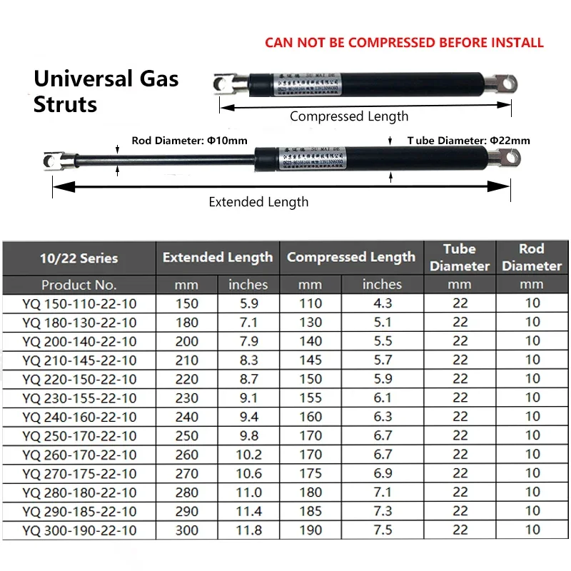 1PC 700N/157LB 150-300mm   Ʈ Ϸ  Ʈ   RV ħ â Ʈ Ѳ    