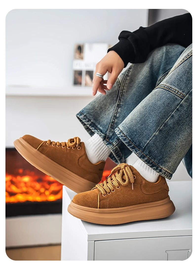 Leather Luxury Men Women Casual Board 2025 New Men's Sneakers Couple Outdoor Sports Shoes Tennis Shoes_vogvips.com