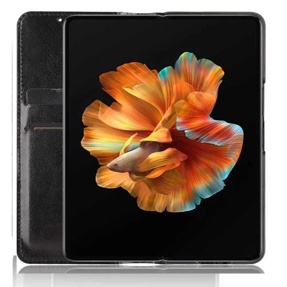 

Flip Wallet PU Leather Case for Xiaomi Mi Fold/Mi Fold/Mi Mix 4/Mi Mix 3 2 2S Mobile Phone Case Cover with Card Slot Holders
