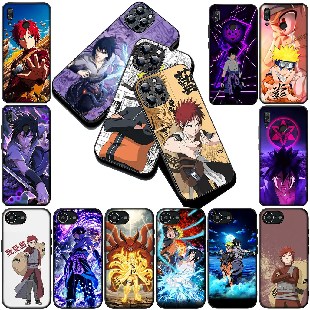 Gaara & Uchiha Sasuke Themed Phone Cover - Soft Protective Case