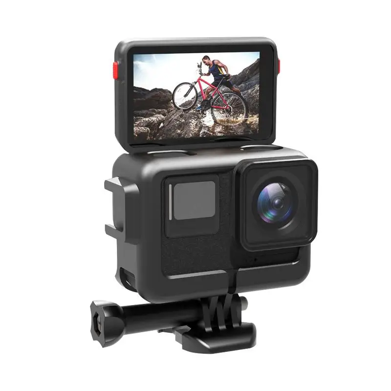 

Action Camera Mount Vlogging Camera Frame Cage Shockproof Protective Case Camera Cage Expand Frame For Sports Camera