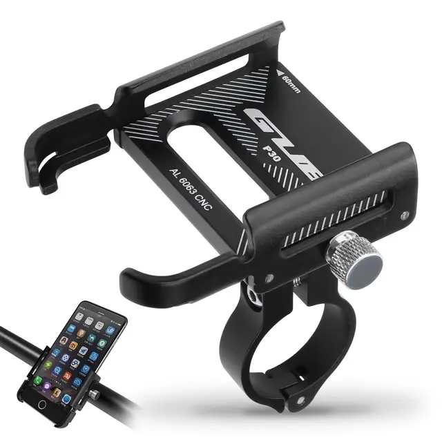 Supporto Per Telefono Da Bici Universale - In Fibra Di Carbonio E Lega, Bloccaggio A 8 Artigli, Antiurto, Per Manubrio Bici E Moto, Regolabile