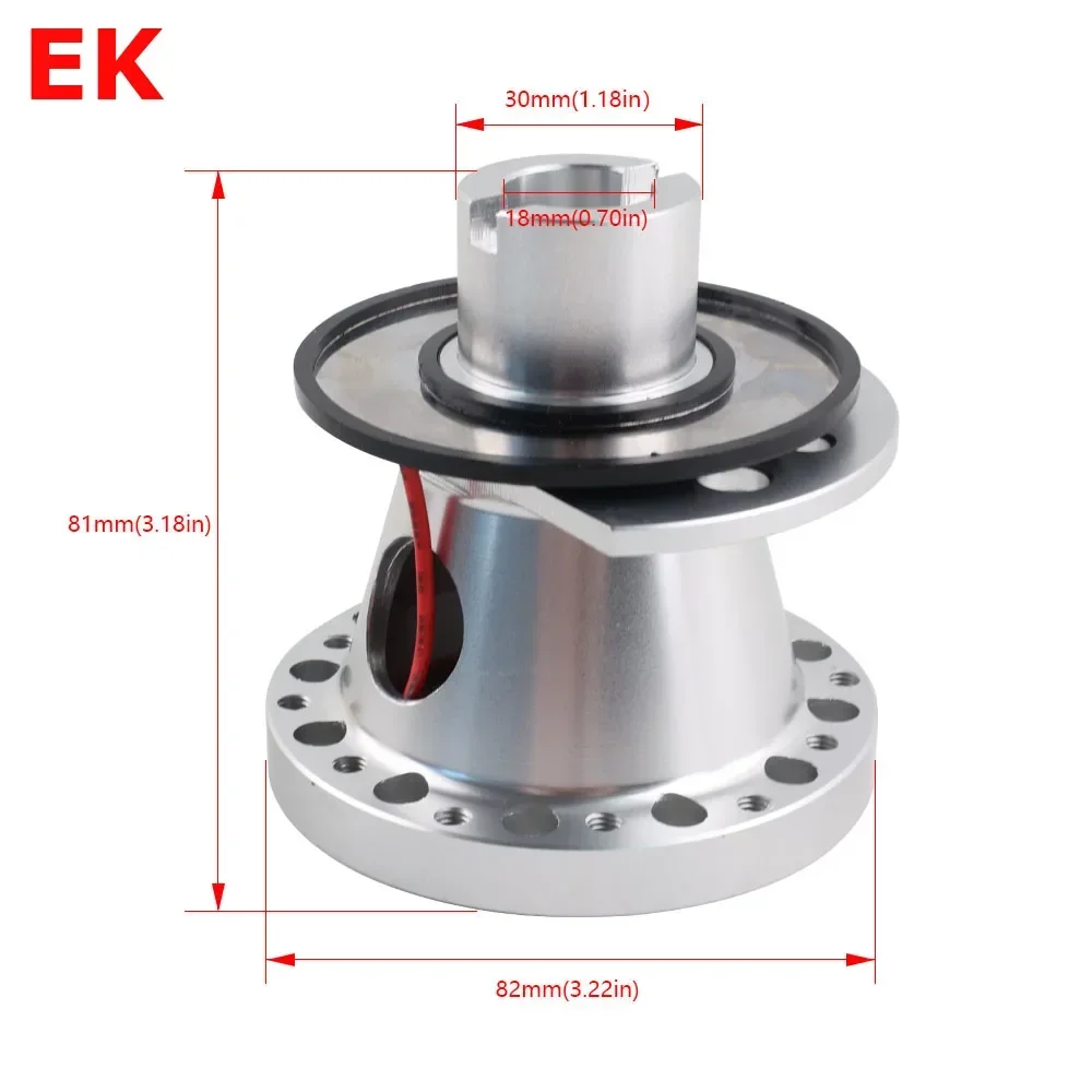 Steering Wheel Adapter Boss Kit 6 Hole Aluminum Steering Wheel Hub Adapter For Honda Civic 1992-1995 EG 1996-2000 EK