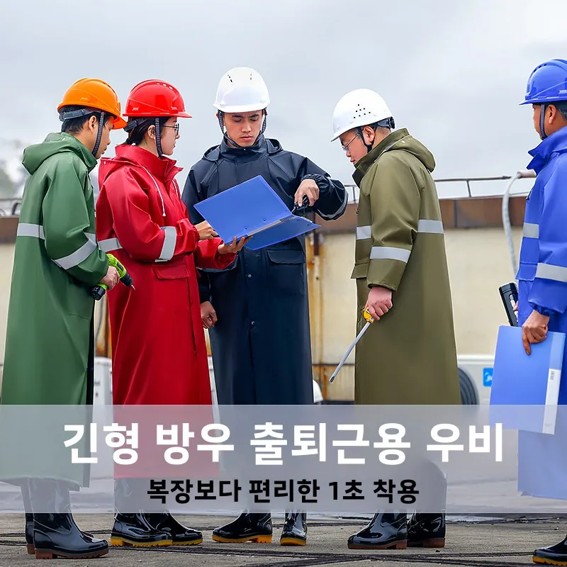 남성용 긴 기장 레인코트 낚시 방수 옥스포드 천 성인 작업 보호용 전체 덮개형 우비 야외 건설 현장용