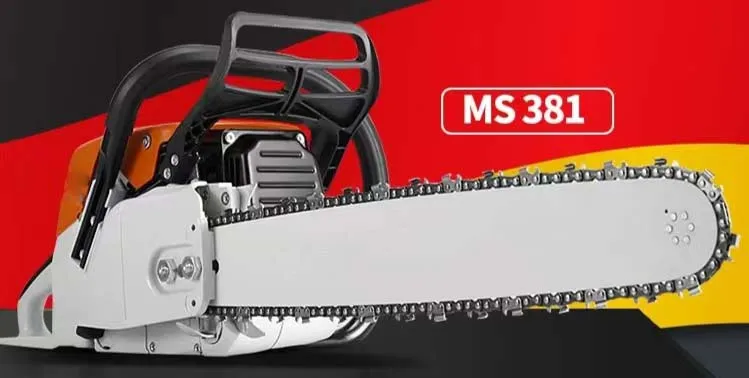 German Original Chainsaw Logging Saw MS381 Single Hand Saw Genuine