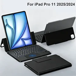 Ultra Slim Backlit Magnetic Keyboard Case - Danish (Black)
