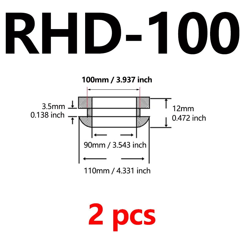 RHD-100  2pcs