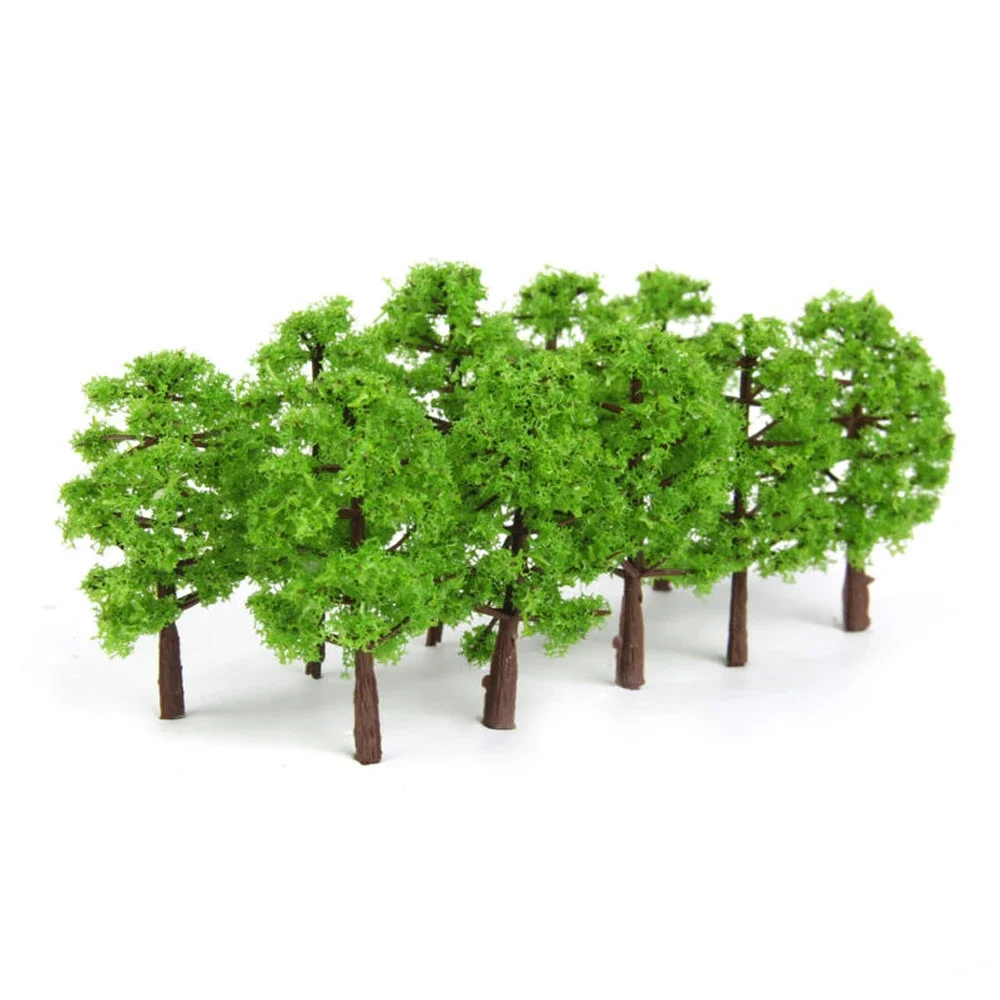 30pcs Model Trees Train Railroad 3.5cm Mixed Set Miniature Landscape Park Scenery Decoration Building Landscape Toys For Kids 5