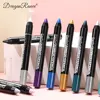 Smoky Dark Green Eyeshadow Pencil Stick Waterproof Pearlescent 12 Colors Metallic Glitter Eye Shadow Highlighter Pen Makeup Tool 6