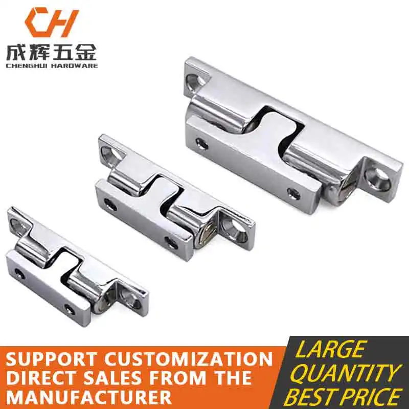 Zinc alloy ball spring steel ball positioning buckle cabinet door wardrobe industrial equipment door and lock
