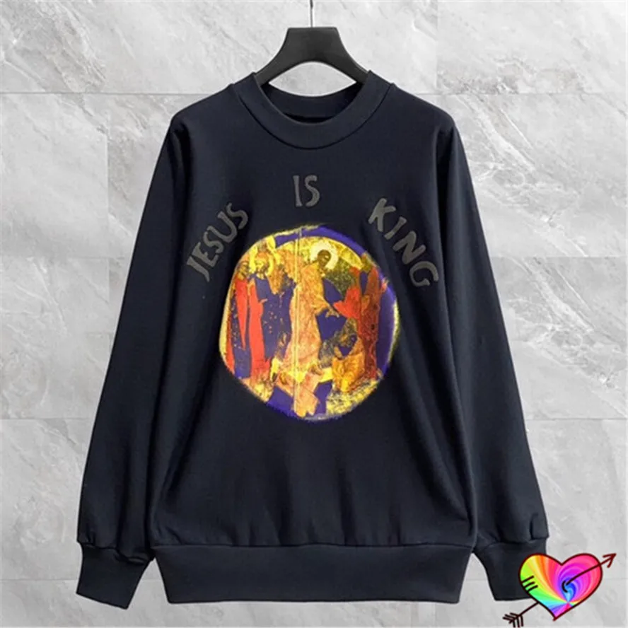 JESUS IS KING PAINTING CREWNECK Ⅱ