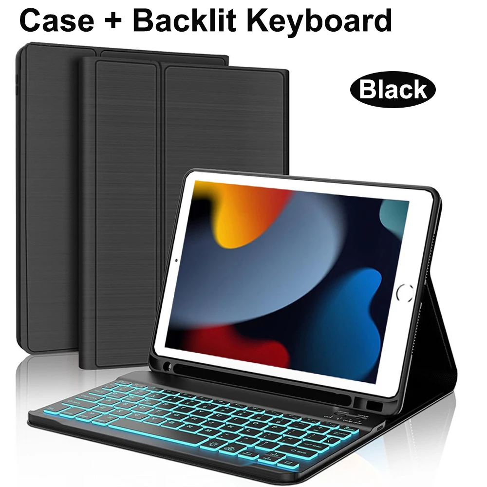 Premium Bluetooth Keyboard Case with Magnetic Cover