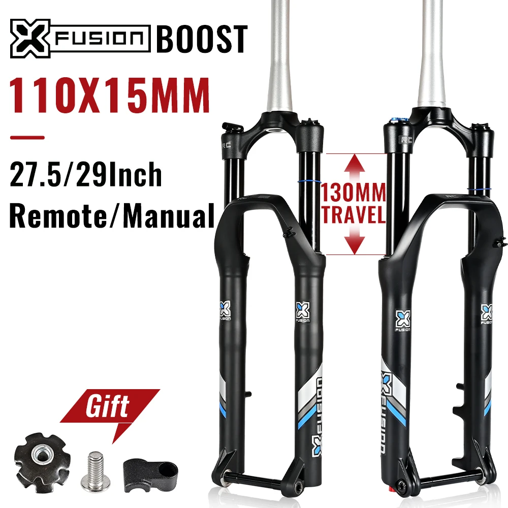 Mountain Bike Front Fork Rc32 27.5/29 Inch Boost 110x15mm Remote Manual Lock 32mm Ita 80/100/120/130mm Travel