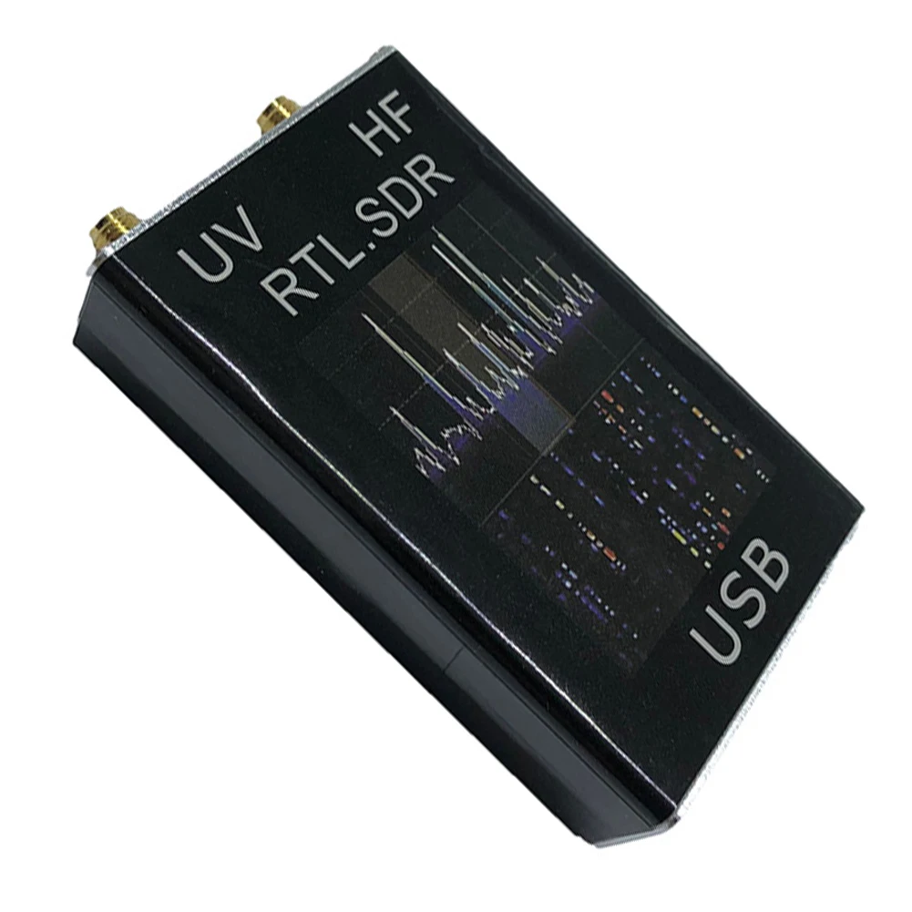 100KHz-1.7GHz full UV HF RTL-SDR USB Tuner Receiver R820T+8232 Ham 