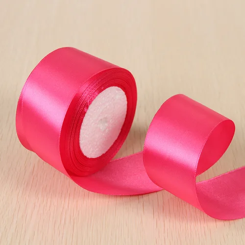Elegant Satin Ribbons in Variety of Colors for Wedding and Party Decorations