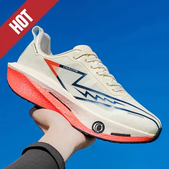 NEW Running Shoes Carbon Board Marathon Men Sports