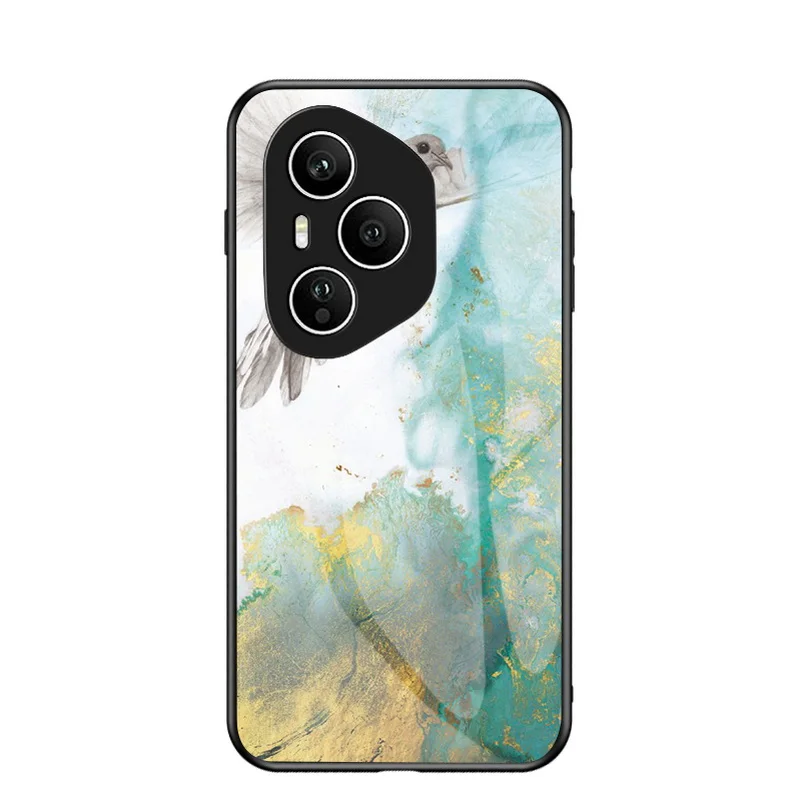 Glossy Marble Tempered Glass Phone Case