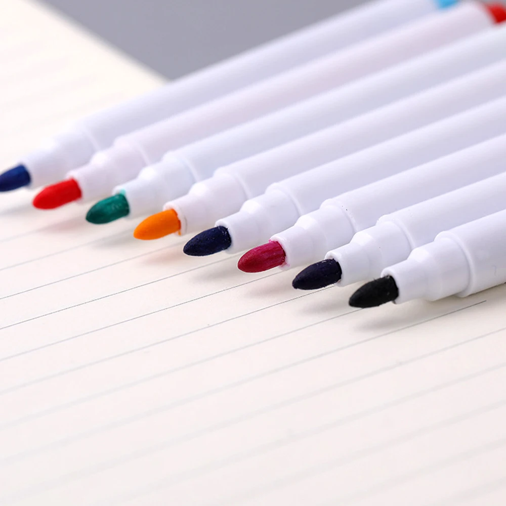 500pcs Whiteboard Marker Color Erasable PensMagnetic Sponge Erasable Kids Color Painting Pen Office School Supplies