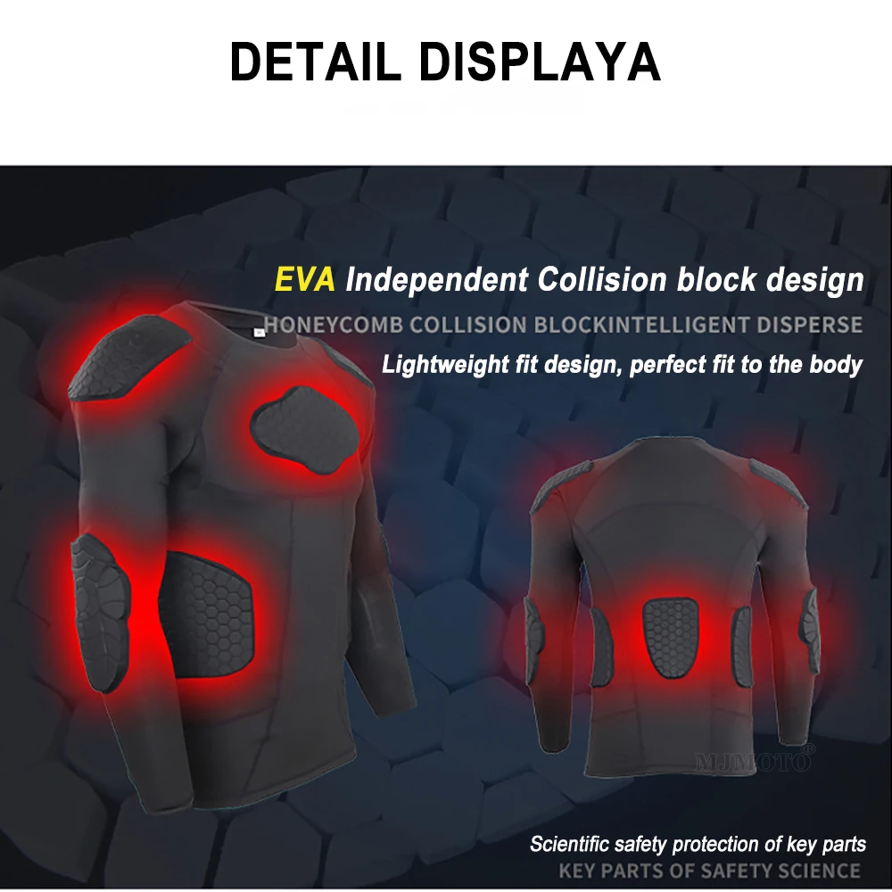 Motorcycle Jacket Armor Men Moto Protection Motorbike Motocross Racing Protector Base Layer Protective Gear Motorcycle Jackets Motorcycle Armor Motorcycle Jackets