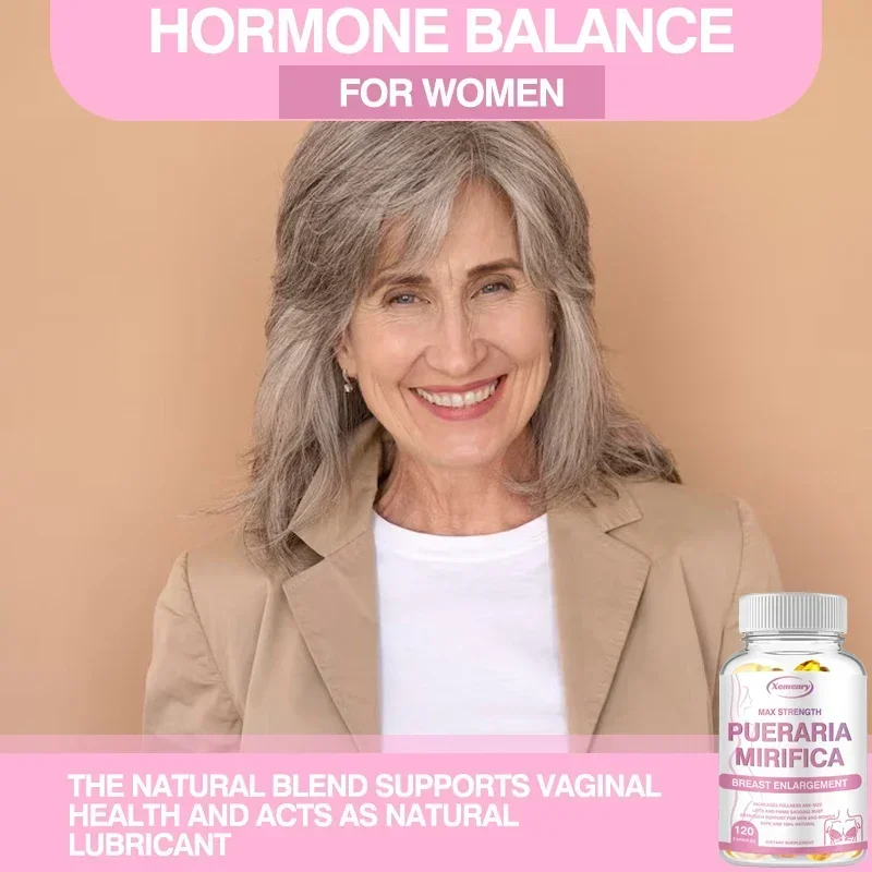 Contains Pueraria Mirifica-Vegan, Gluten-Free, Dairy-Free-Supplement for Women