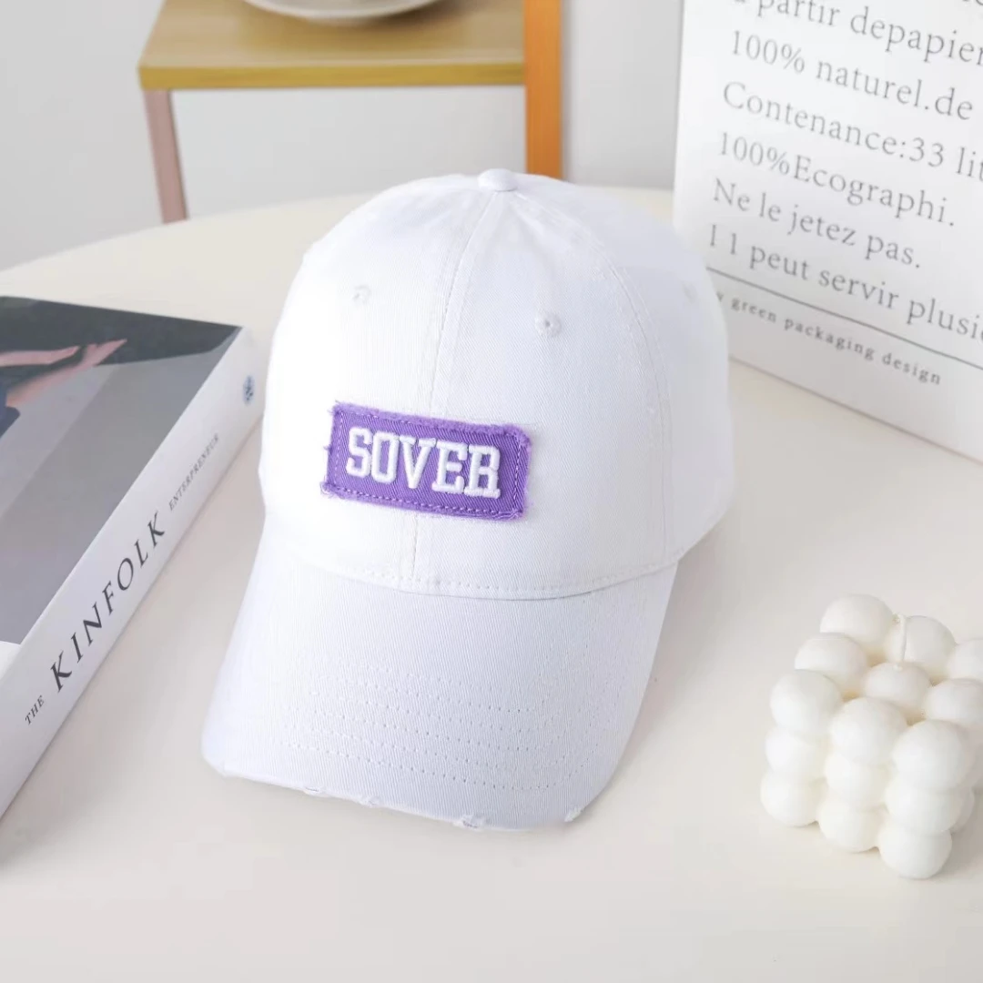 

Men's Women's Baseball Caps Washed Cotton High Quality Letter Embroidered Snapback Hat For Man Woman