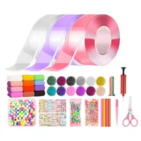 Nano Tape Kneading Blowing Bubble Full Set Nano Tape Double-Sided Tape Paste Blowing Bubble Toy Sticker Tapes 1
