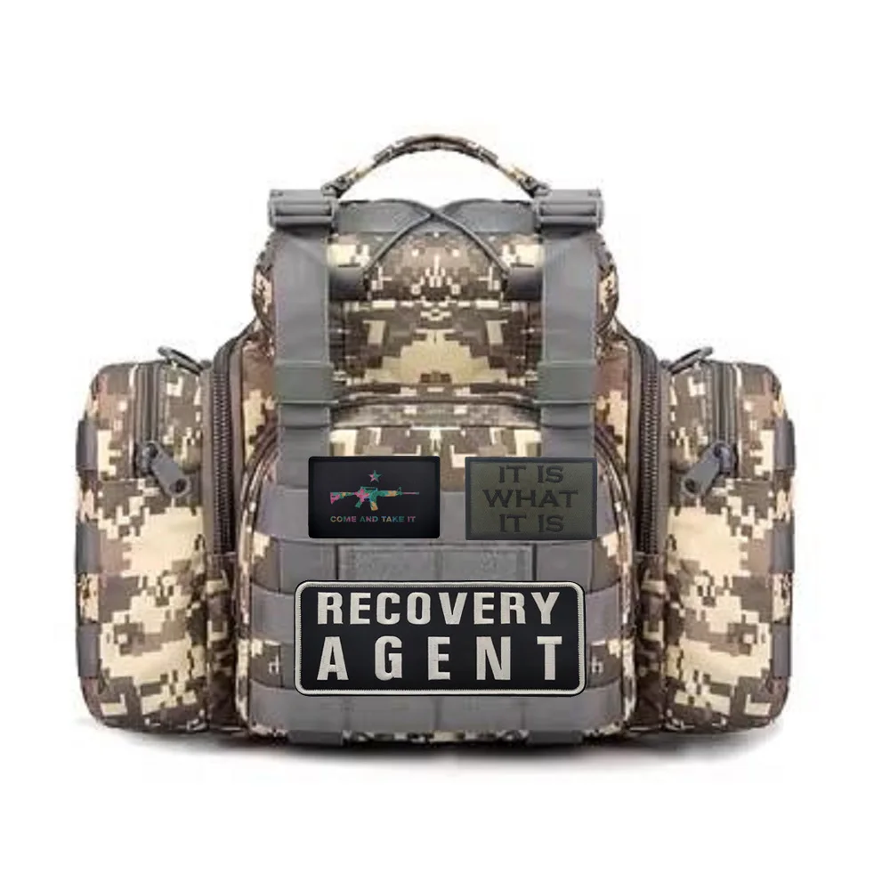 Embroidered LIVESTOCK AGENT Magic Badge Patch with Personality and Morale Appeal