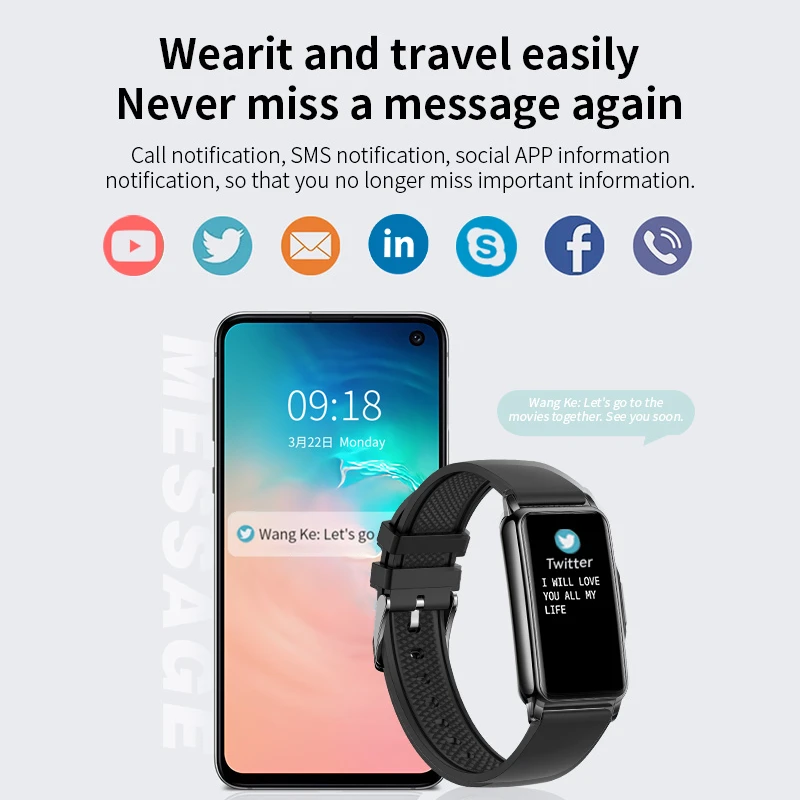 LIGE New Women Smartwatch Men Smart Bracelet Ladies Heart Rate Blood Oxygen Sport Smart Band Watch For Android IOS Ladies Gift