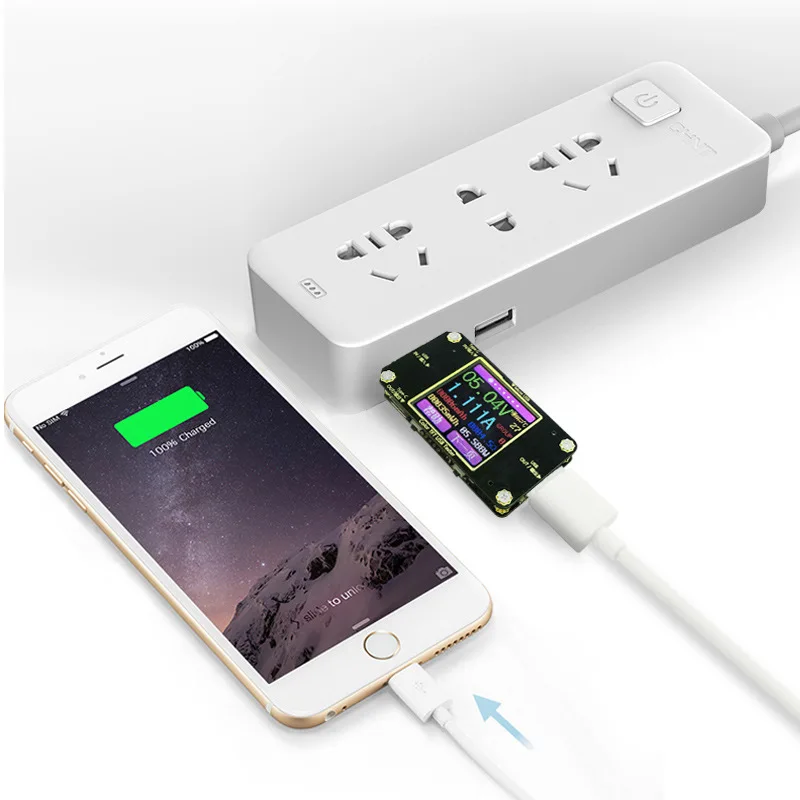 

Digital Dc Voltmeter Ammeter Smart Home Power Bank Color Lcd Screen Bluetooth New Current Voltage Meter Usb Tester Detector