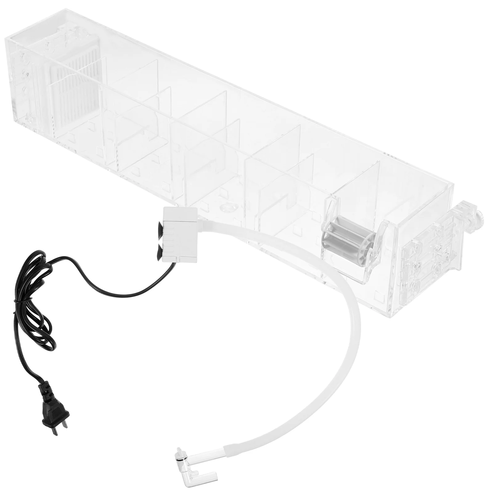 

1 Set Aquarium Transparent Filter Box Fish Tank Filters Drip Box with Water Pump