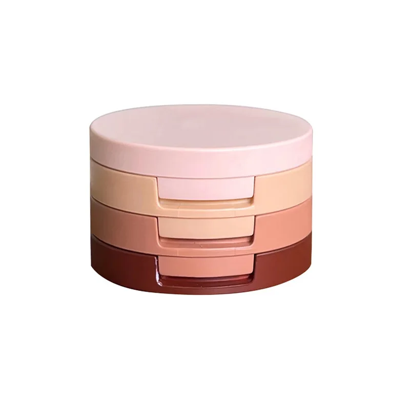 3-in-1 Makeup Palette Matte Pearlescent Eyeshadow Blush Highlighter Contouring Three-layer All-in-one Palette Brightening Skin eye shadow eye shadow plate