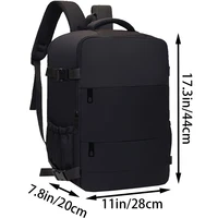 Graceful Practical Multi-color Backpack Multi-pocket Design Adjustable-strap Lightweight for Commute Casual Bag - Image 5