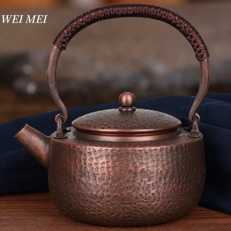 Vintage Copper Tea Pot 1