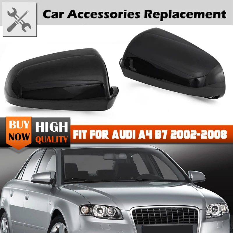 

Replacement Style Carbon Fiber Mirror Cover Caps Side Mirror Caps Fit For Audi A3 S3 8P 05-08 A4 S4 B6 B7 8E 8H A6 S6 C6 4F