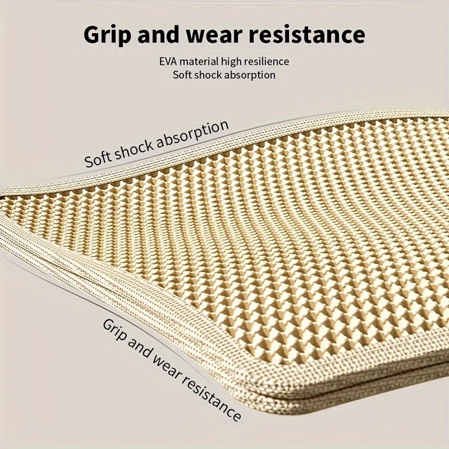 1Pc Large Size Cat Litter Mat-Advanced Honeycomb Double Layer Design,Urine Waterproof,Easy Cleaning,Scatter Control,Stay Clean 3