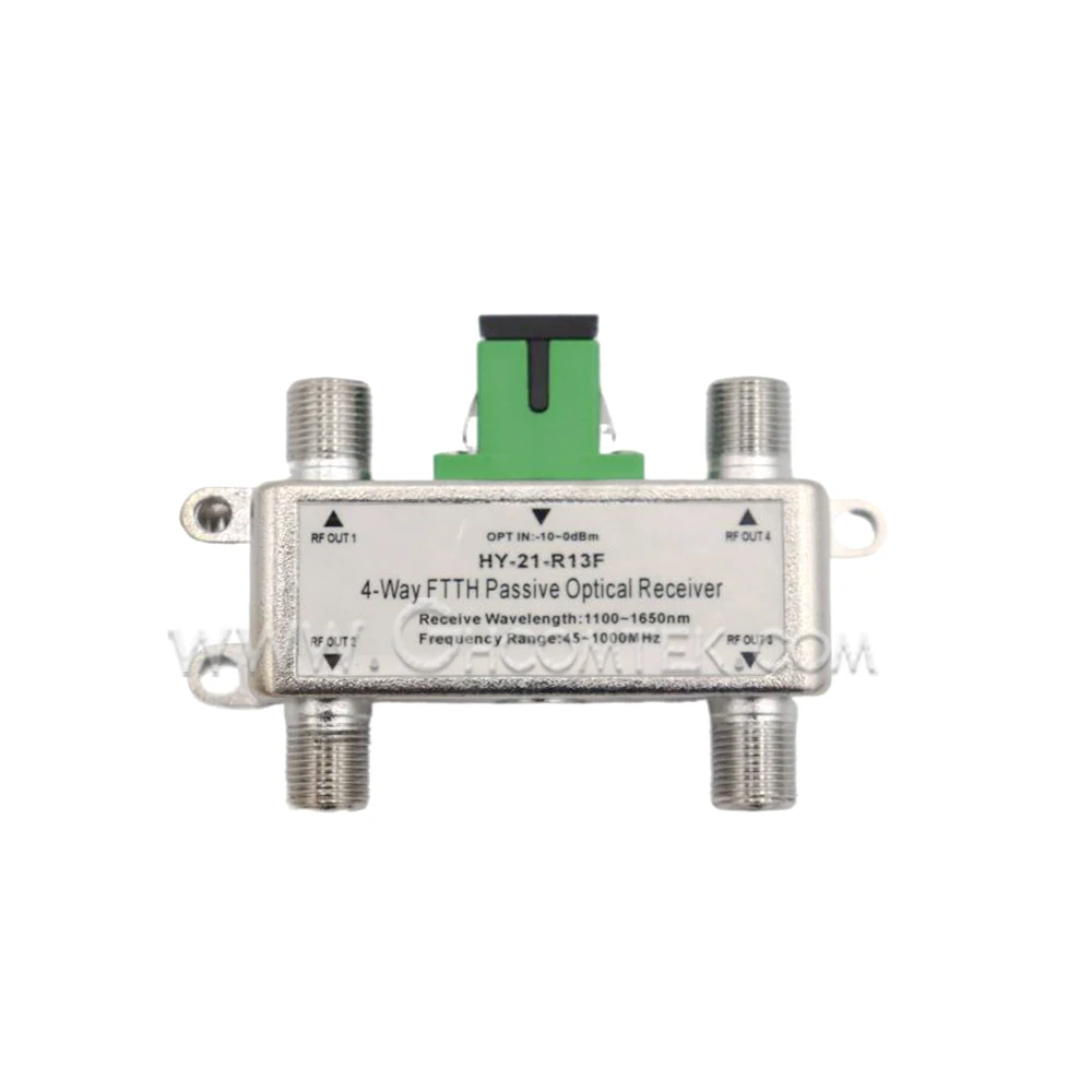 Рисунок 4 - Пассивный четырехсторонний оптический приемник CATV