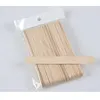 100pcs Wooden Disposable Wax Waxing Body Hair Removal Stick Applicator Spatula Face Hair tool 6