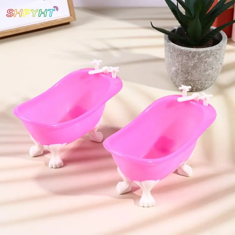 

Миниатюрная мебель для кукольного домика, модель мини-ванны, игрушка, имитация ванной, аксессуары для ролевых игр, декор кукольного домика, 1/6, 1/12