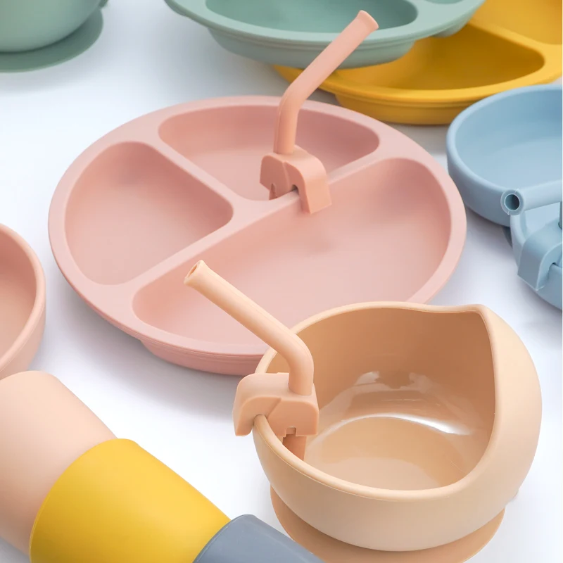 1Pcs Reusable Silicone Children Drinking Water Straw Baby Infant Feeding Straw Dishes Supplies Baby Accessories 3