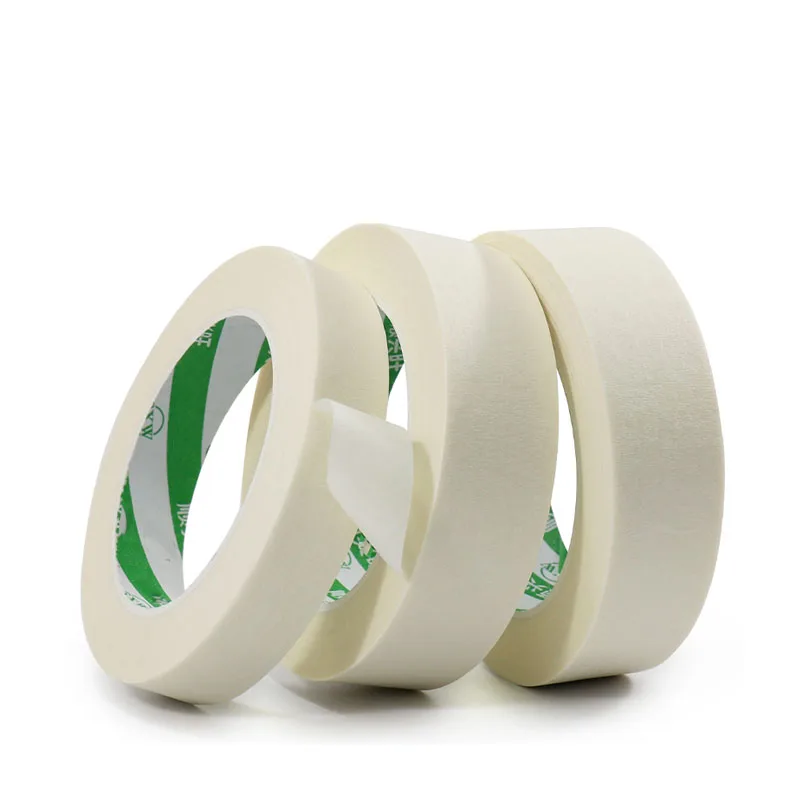 50M Masking Tape White Color Single Side Tape Adhesive Crepe Paper for Oil  Painting Sketch Drawing Supplies Wholesale No Trace