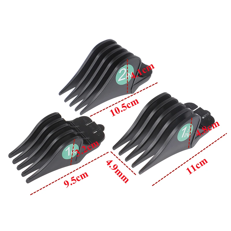 3Pcs Large Size 32/38/51mm Limit Comb Trimmer Cutting Guide Clipper 5