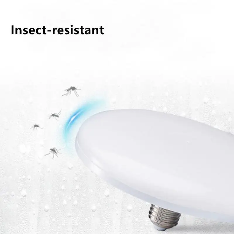 AC220-240V E27 LED 램프 전구 3000K/6000K 15W 20W 30W 40W 50W 60W 70W 에너지 절약 UFO 밝은 범블 홈 조명
