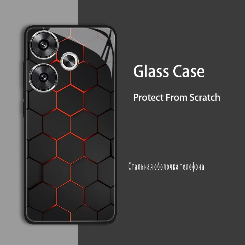 Enhanced Shockproof Tempered Glass Case Cover with Bumper Protection