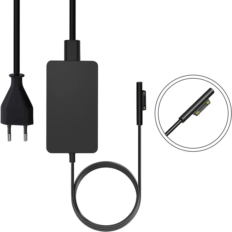 65W 15V 4A Power Adapter For Microsoft Surface Pro4/5/6/7/8/9 Laptop1/2/3/4 Go1/2/3 BooK1/2 Charger For 1866 1867 1706 1800 1796