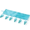 Multifunctional Travel Hanger Portable Folding 6 Clips Towel Socks Traveling Hanger Racks For Socks Storage Travel Accessories 6