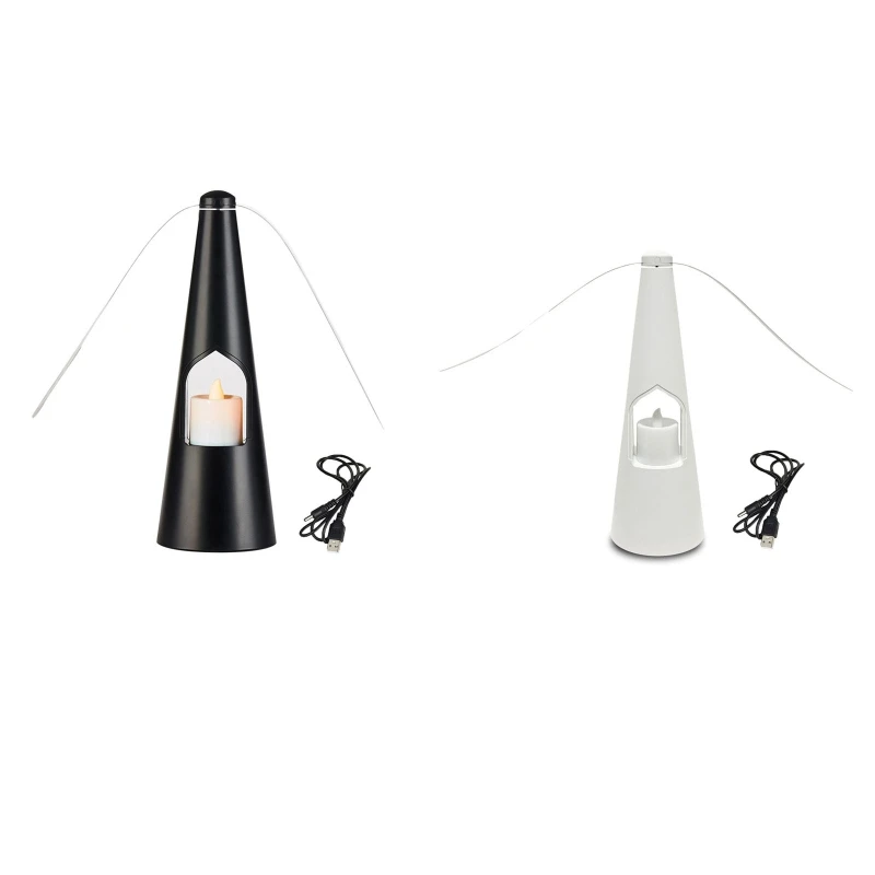 USB 충전식 플라이 버그 구충제 팬 USB 매달려 팬 데스크탑 후크